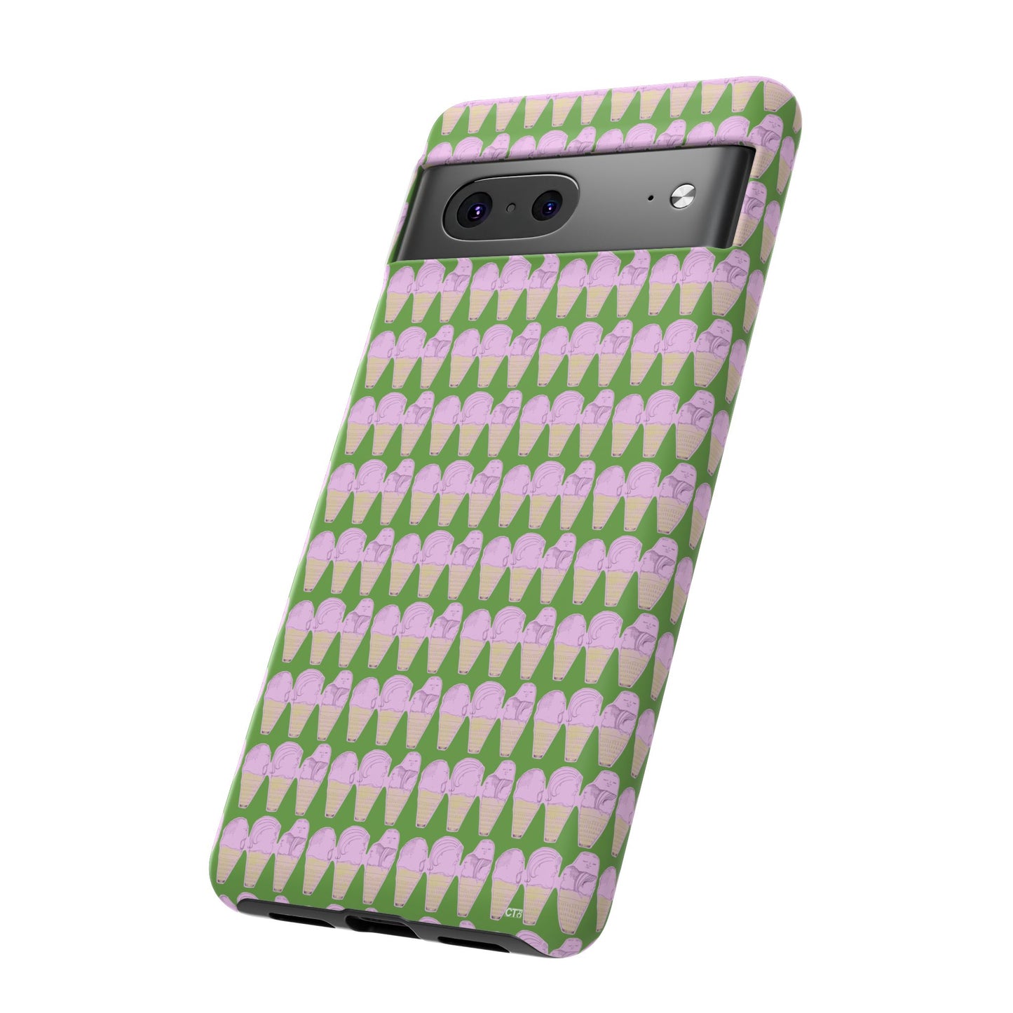 Ice Cream Funny Faces -- Tough Phone Case