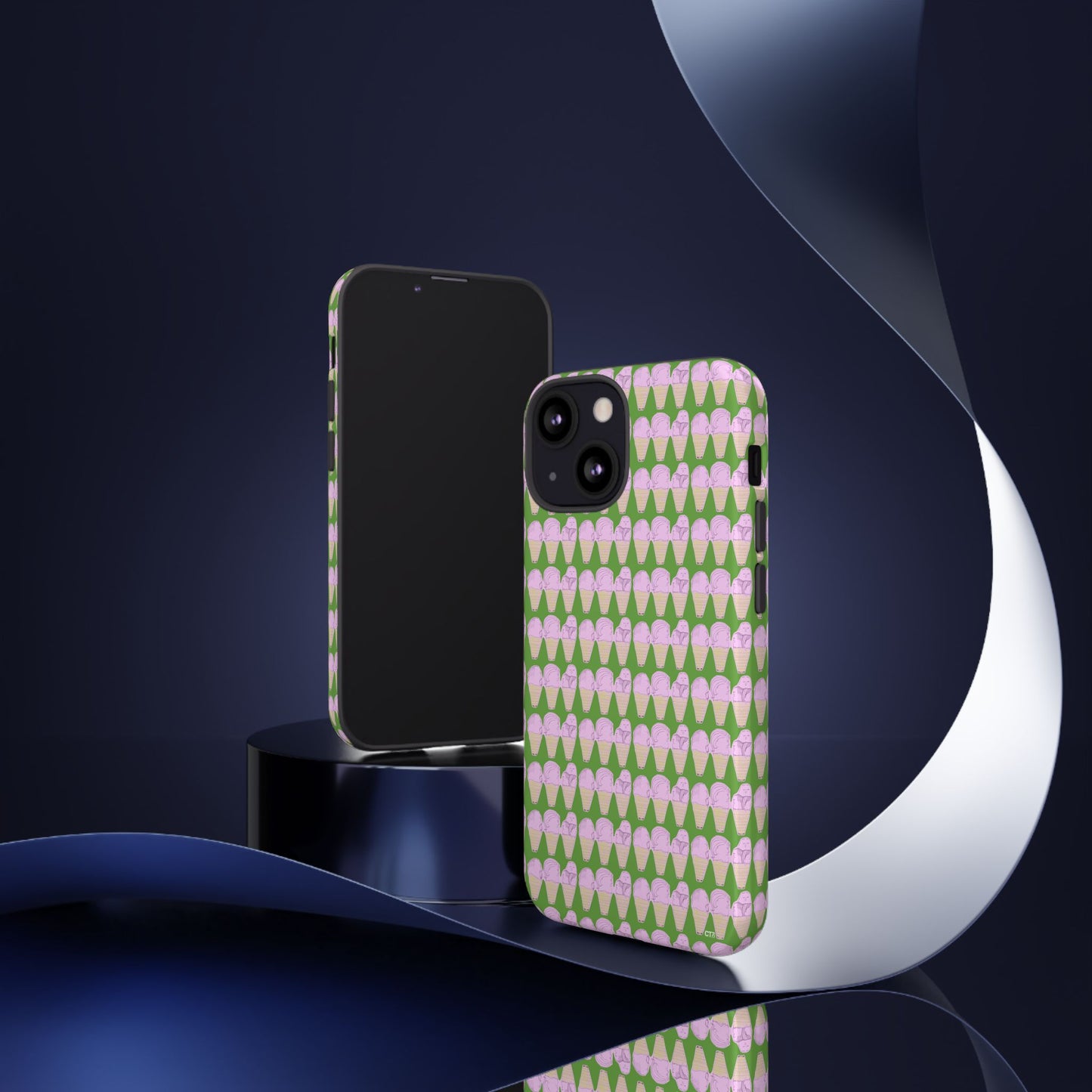Ice Cream Funny Faces -- Tough Phone Case