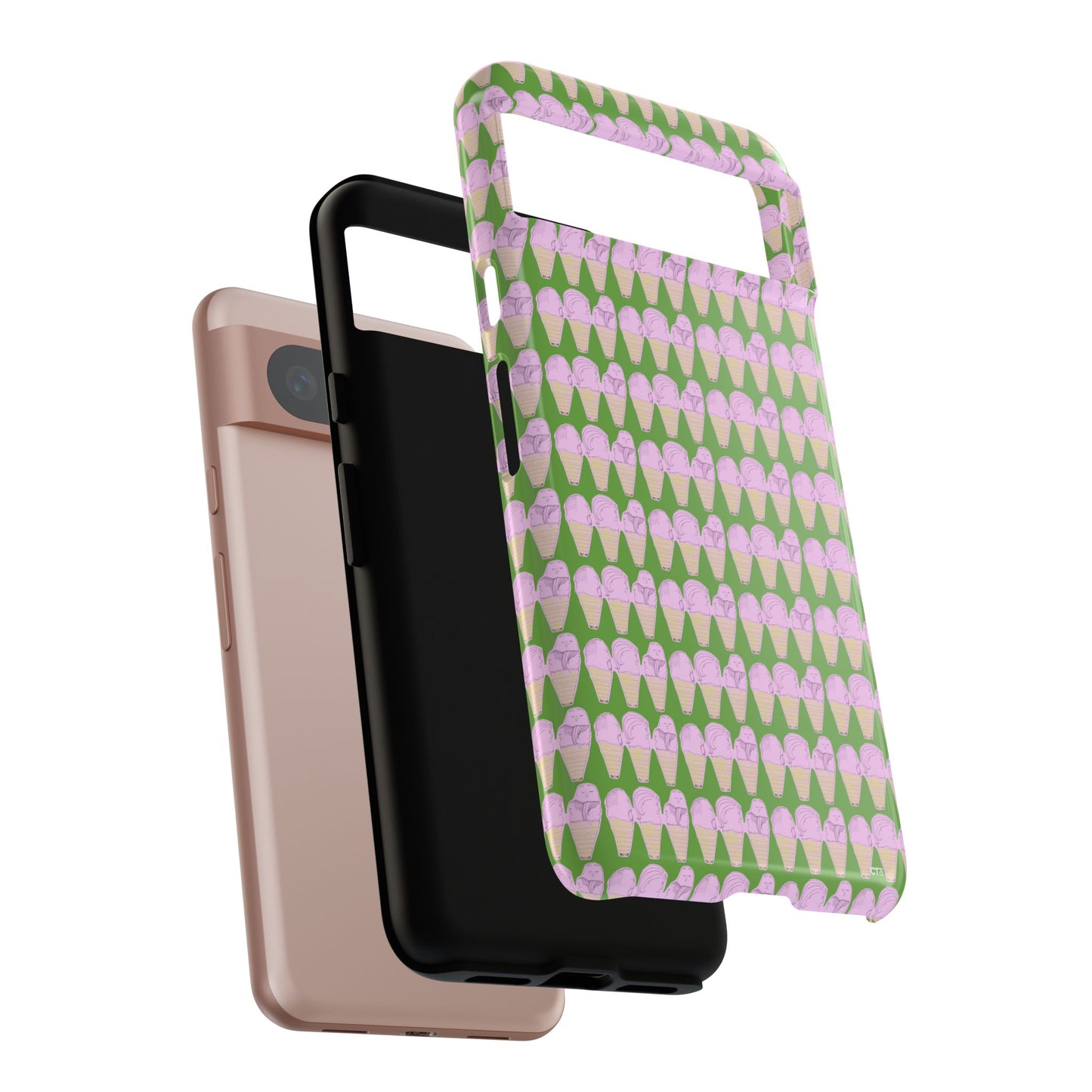 Ice Cream Funny Faces -- Tough Phone Case