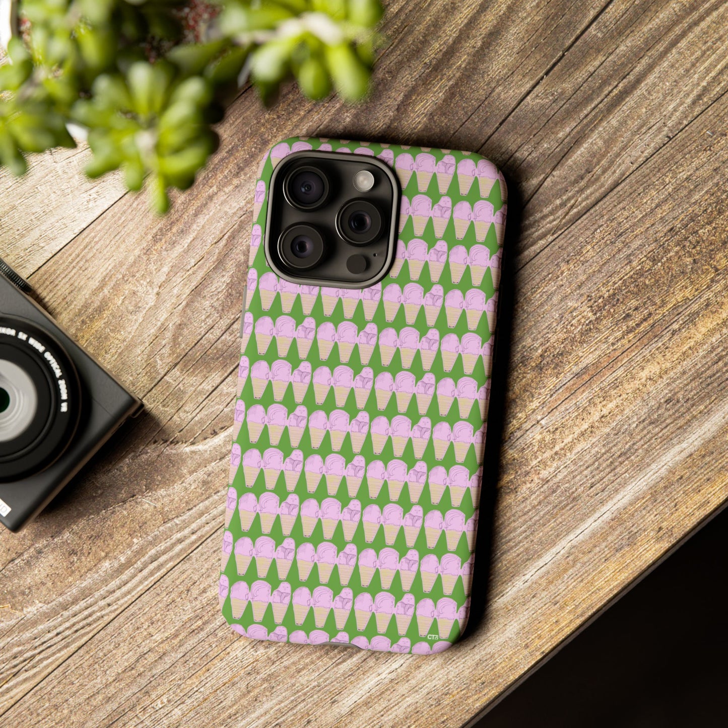 Ice Cream Funny Faces -- Tough Phone Case