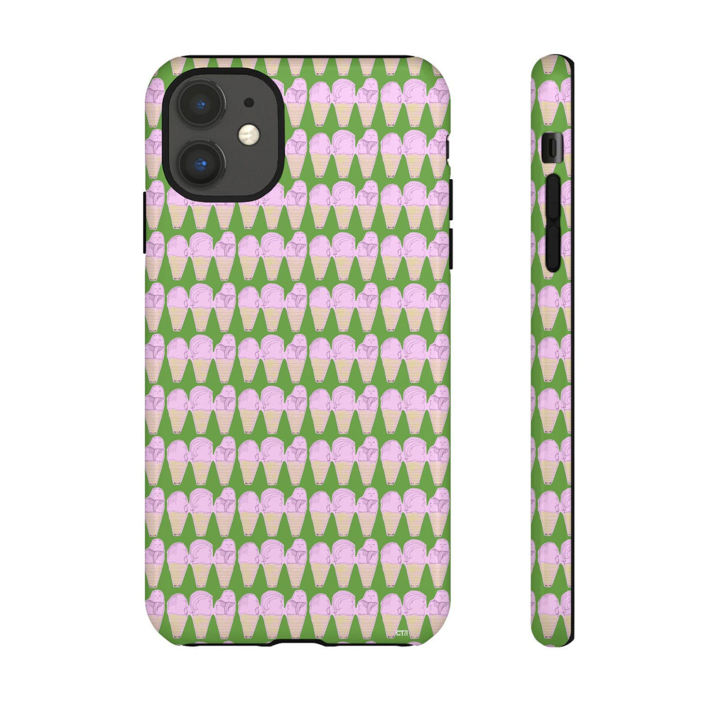 Ice Cream Funny Faces -- Tough Phone Case