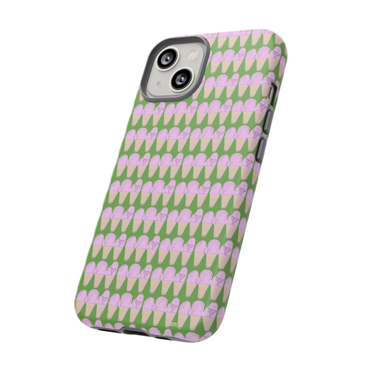 Ice Cream Funny Faces -- Tough Phone Case