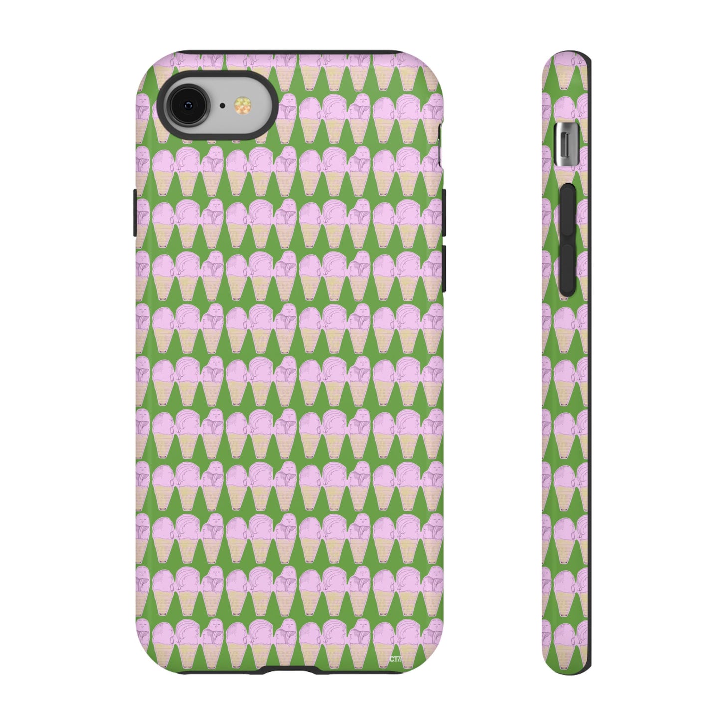 Ice Cream Funny Faces -- Tough Phone Case