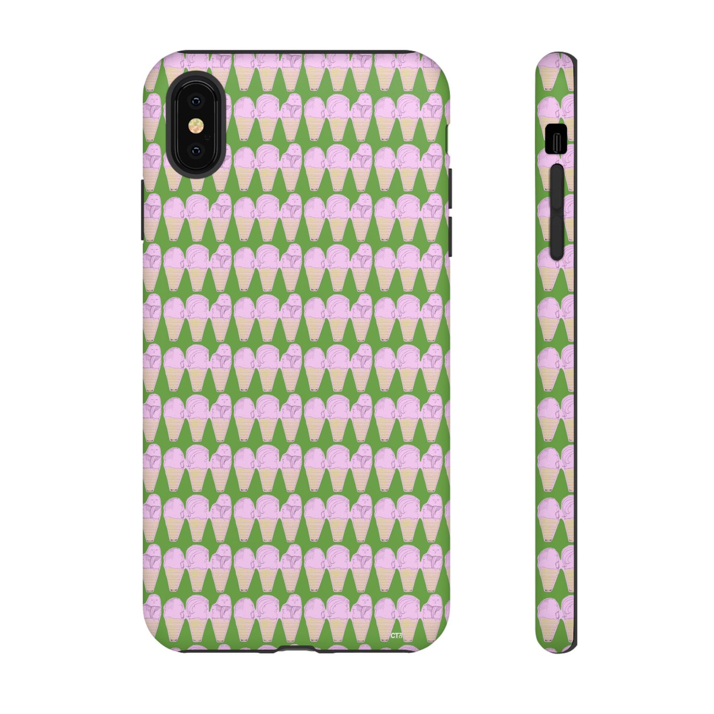 Ice Cream Funny Faces -- Tough Phone Case