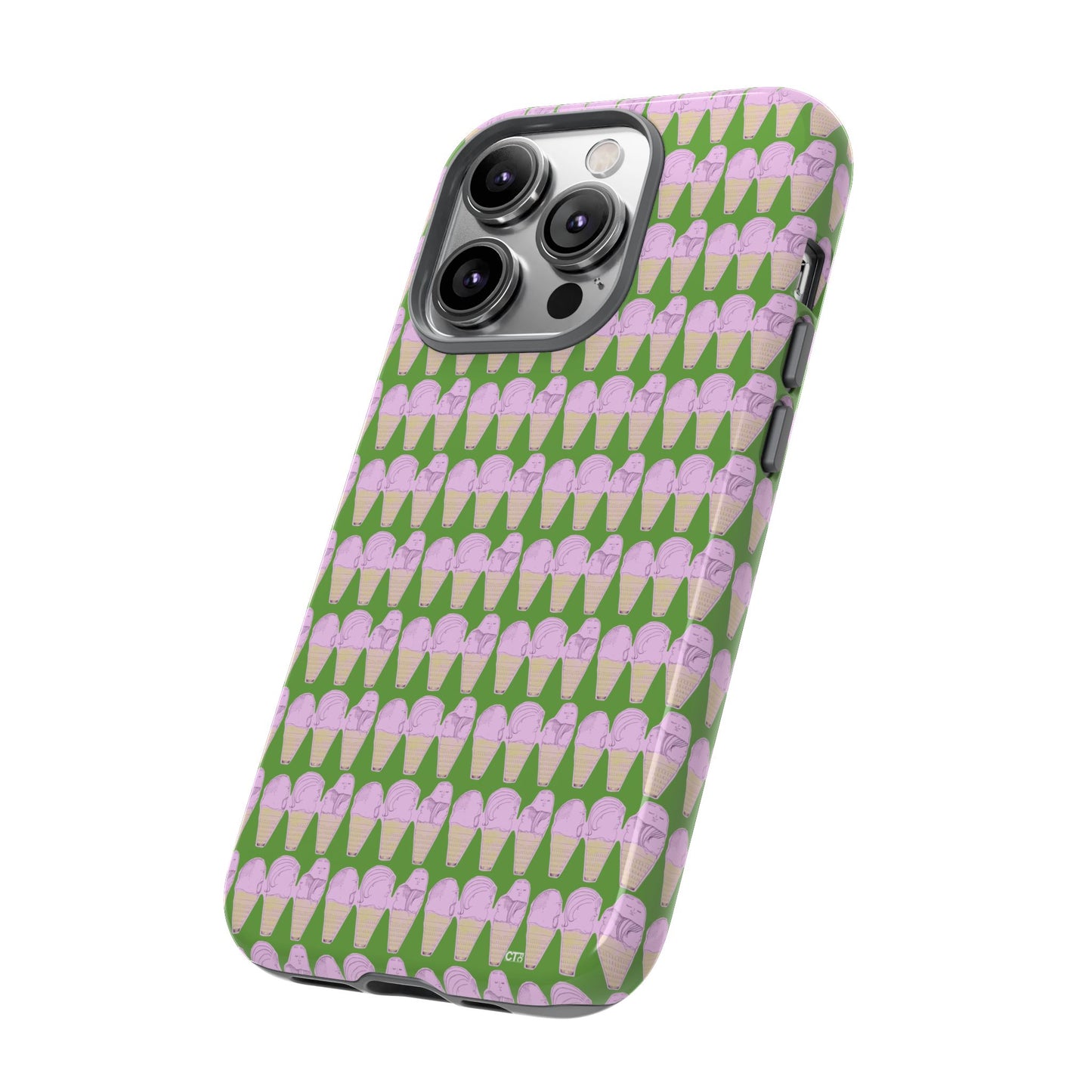 Ice Cream Funny Faces -- Tough Phone Case