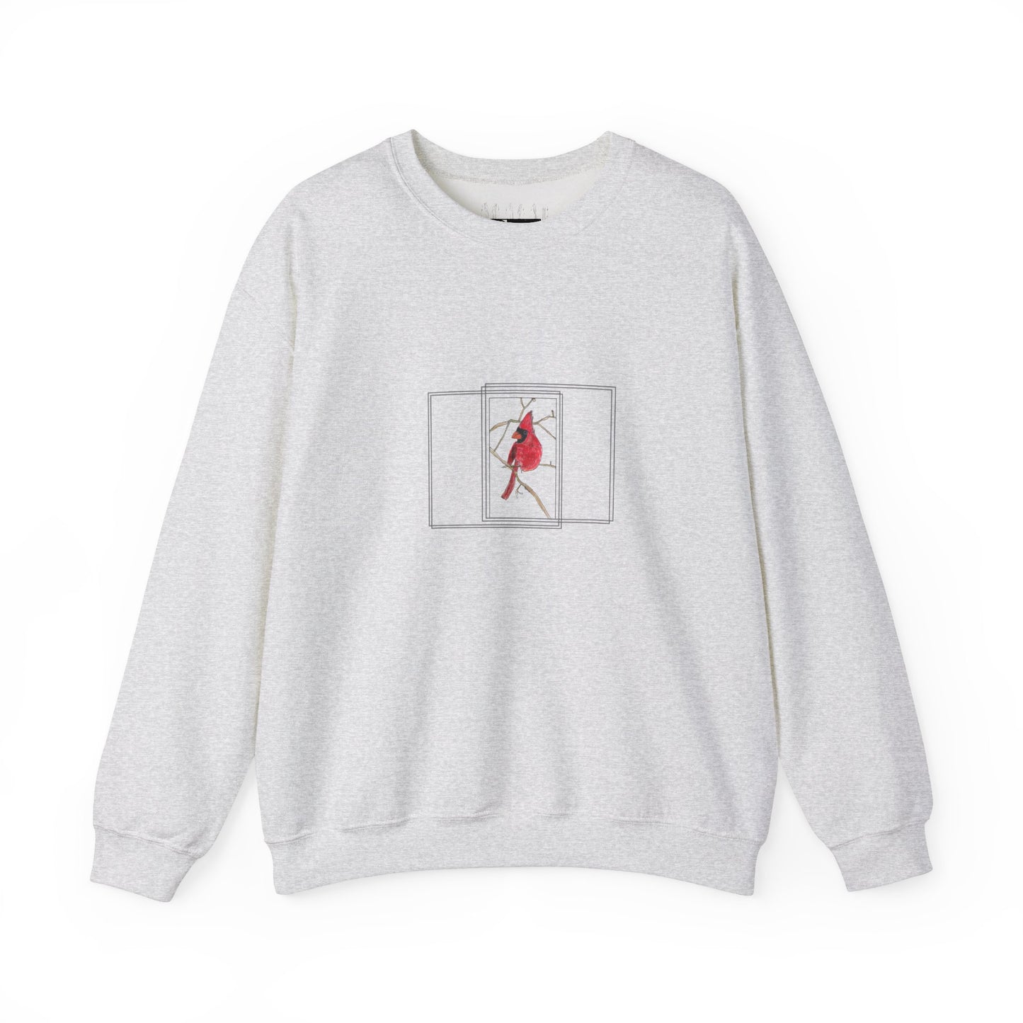 Northern Cardinal Child Art -- Unisex Sweatshirt