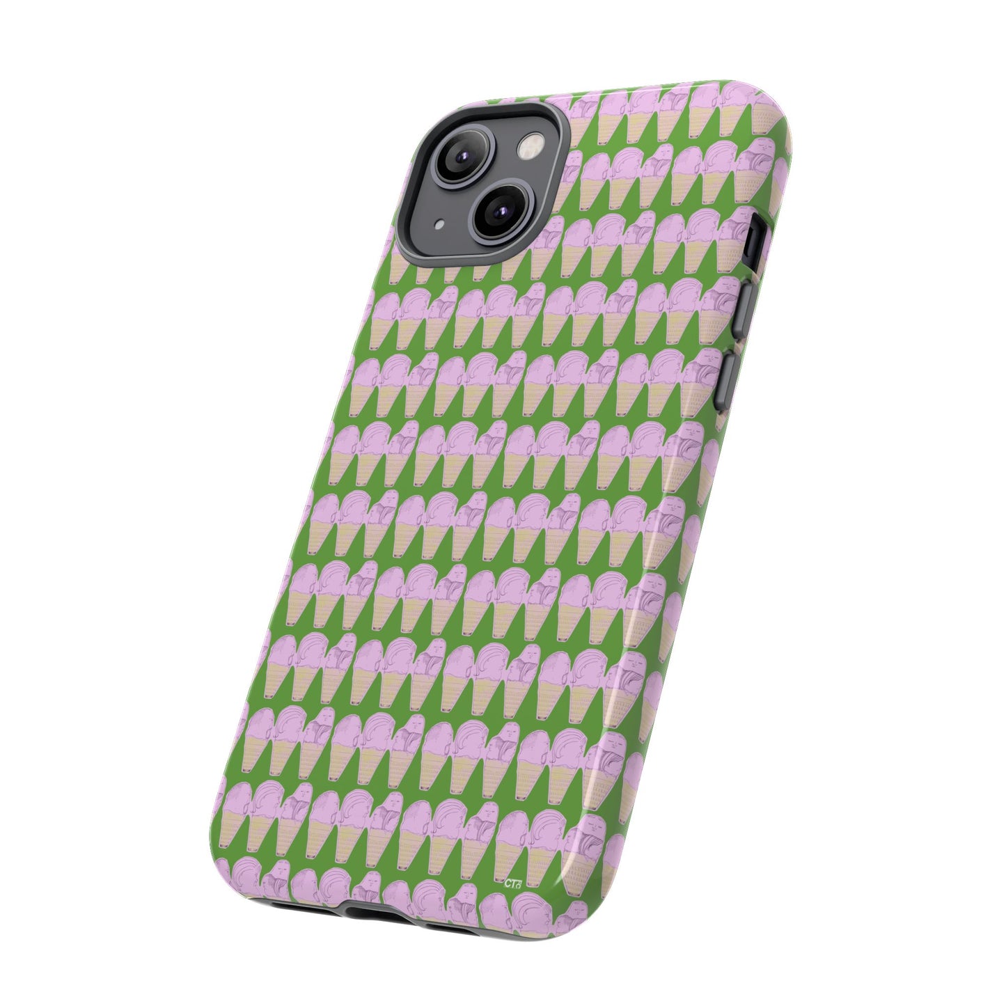 Ice Cream Funny Faces -- Tough Phone Case